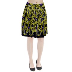 Yellow Fantasy Pleated Skirt