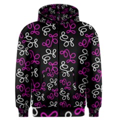 Elegance - Magenta  Men s Zipper Hoodie by Valentinaart