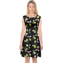 My Beautiful Garden Capsleeve Midi Dress