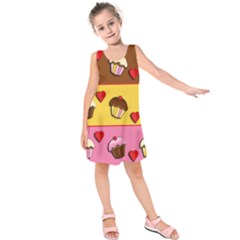 Love Cupcakes Kids  Sleeveless Dress