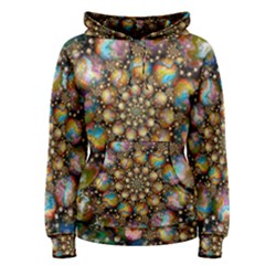 Marbled Spheres Spiral Women s Pullover Hoodie