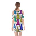 Teddy bear Cutout Shoulder Dress View2