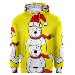 Polar Bear - Yellow Men s Pullover Hoodie