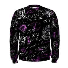 Abstract Mind - Magenta Men s Sweatshirt by Valentinaart