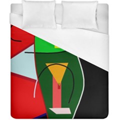 Abstract Lady Duvet Cover (california King Size)