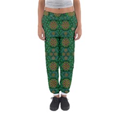 Magic Peacock Night Women s Jogger Sweatpants