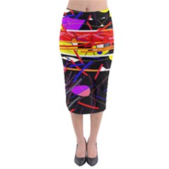 Revolution Midi Pencil Skirt by Valentinaart