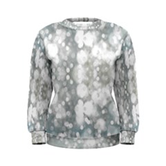 Light Circles, Watercolor Art Painting Women s Sweatshirt