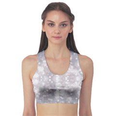 Light Circles, Rouge Aquarel Painting Sports Bra by picsaspassion