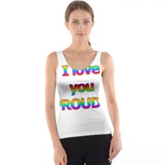 I Love You Proudly 2 Tank Top by Valentinaart