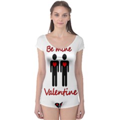 Be Mine Valentine Boyleg Leotard  by Valentinaart