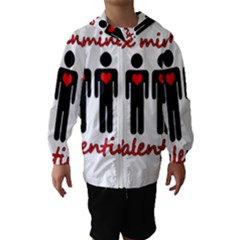 Be Mine Valentine Hooded Wind Breaker (kids)