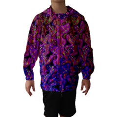 Purple Corals Hooded Wind Breaker (kids) by Valentinaart