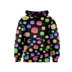 Colorful Macaroons Kids  Pullover Hoodie by Valentinaart