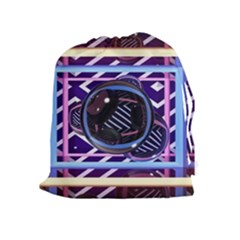 Abstract Sphere Room 3d Design Drawstring Pouches (extra Large)