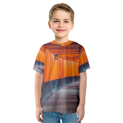 Architecture Art Bright Color Kids  Sport Mesh Tee by Amaryn4rt