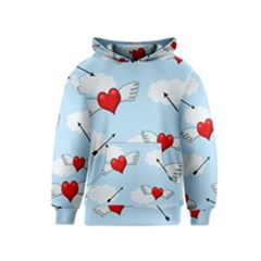 Love Hunting Kids  Pullover Hoodie by Valentinaart