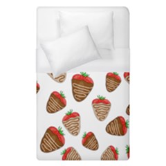 Chocolate Strawberries  Duvet Cover (single Size) by Valentinaart