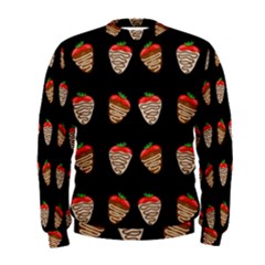 Chocolate Strawberies Men s Sweatshirt by Valentinaart