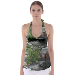 Landscape Summer Fall Colors Mill Babydoll Tankini Top