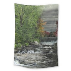 Landscape Summer Fall Colors Mill Large Tapestry by Amaryn4rt