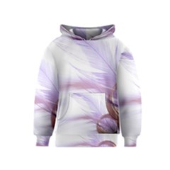 Ring Feather Marriage Pink Gold Kids  Pullover Hoodie by Amaryn4rt