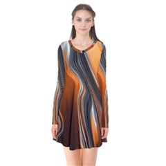 Fractal Structure Mathematics Flare Dress