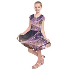 Helixbridge Bridge Lights Night Kids  Short Sleeve Dress