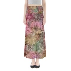 Texture Background Spring Colorful Maxi Skirts by Amaryn4rt