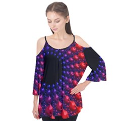 Fractal Mathematics Abstract Flutter Tees