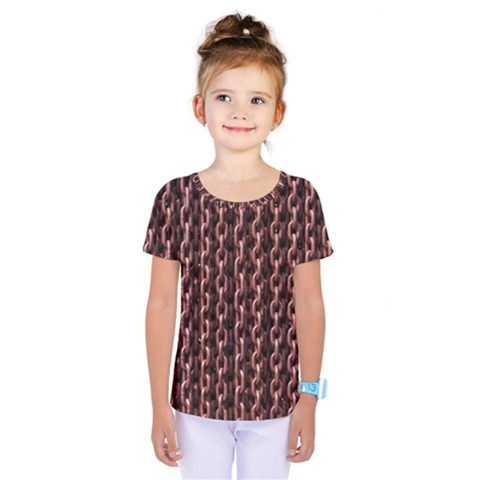 Chain Rusty Links Iron Metal Rust Kids  One Piece Tee by Amaryn4rt