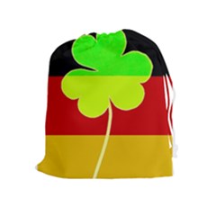 Irish German Germany Ireland Funny St Patrick Flag Drawstring Pouches (extra Large) by yoursparklingshop