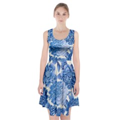 Blue Flowers Racerback Midi Dress by Brittlevirginclothing