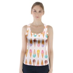 Cute Ice Cream Racer Back Sports Top by Brittlevirginclothing