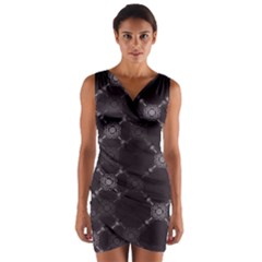 Abstract Seamless Pattern Wrap Front Bodycon Dress by Amaryn4rt