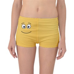 Smiling Face With Open Eyes Reversible Bikini Bottoms by sifis