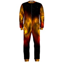 Galaxy Nebula Space Cosmos Universe Fantasy Onepiece Jumpsuit (men) 