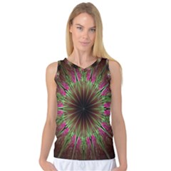 Julian Star Star Fun Green Violet Women s Basketball Tank Top