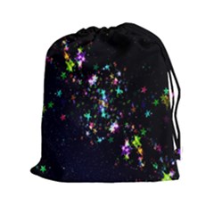 Star Structure Many Repetition Drawstring Pouches (xxl)