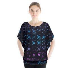 Stars Pattern Seamless Design Blouse