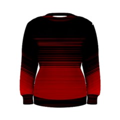 Abstract Of Red Horizontal Lines Women s Sweatshirt by Amaryn4rt