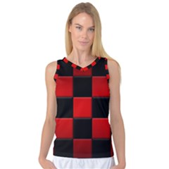 Black And Red Backgrounds Women s Basketball Tank Top