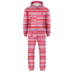 Index Red Pink Hooded Jumpsuit (men)  by Amaryn4rt