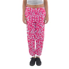 Template Deep Fluorescent Pink Women s Jogger Sweatpants