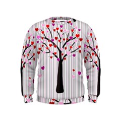 Valentine s Day Tree Kids  Sweatshirt