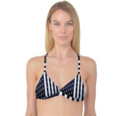 Architecture Building Pattern Reversible Tri Bikini Top