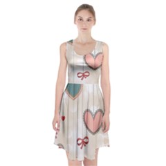 Cute Hearts Racerback Midi Dress by Brittlevirginclothing