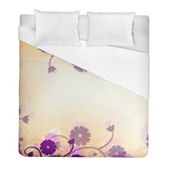 Floral Background Duvet Cover (full/ Double Size)