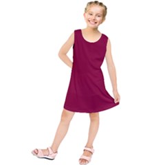 Deep Red Kids  Tunic Dress by Valentinaart