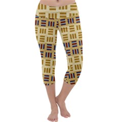 Textile Texture Fabric Material Capri Yoga Leggings